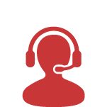 Red Customer Service Icon