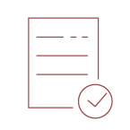 Measure Icon - Notepad with a check mark